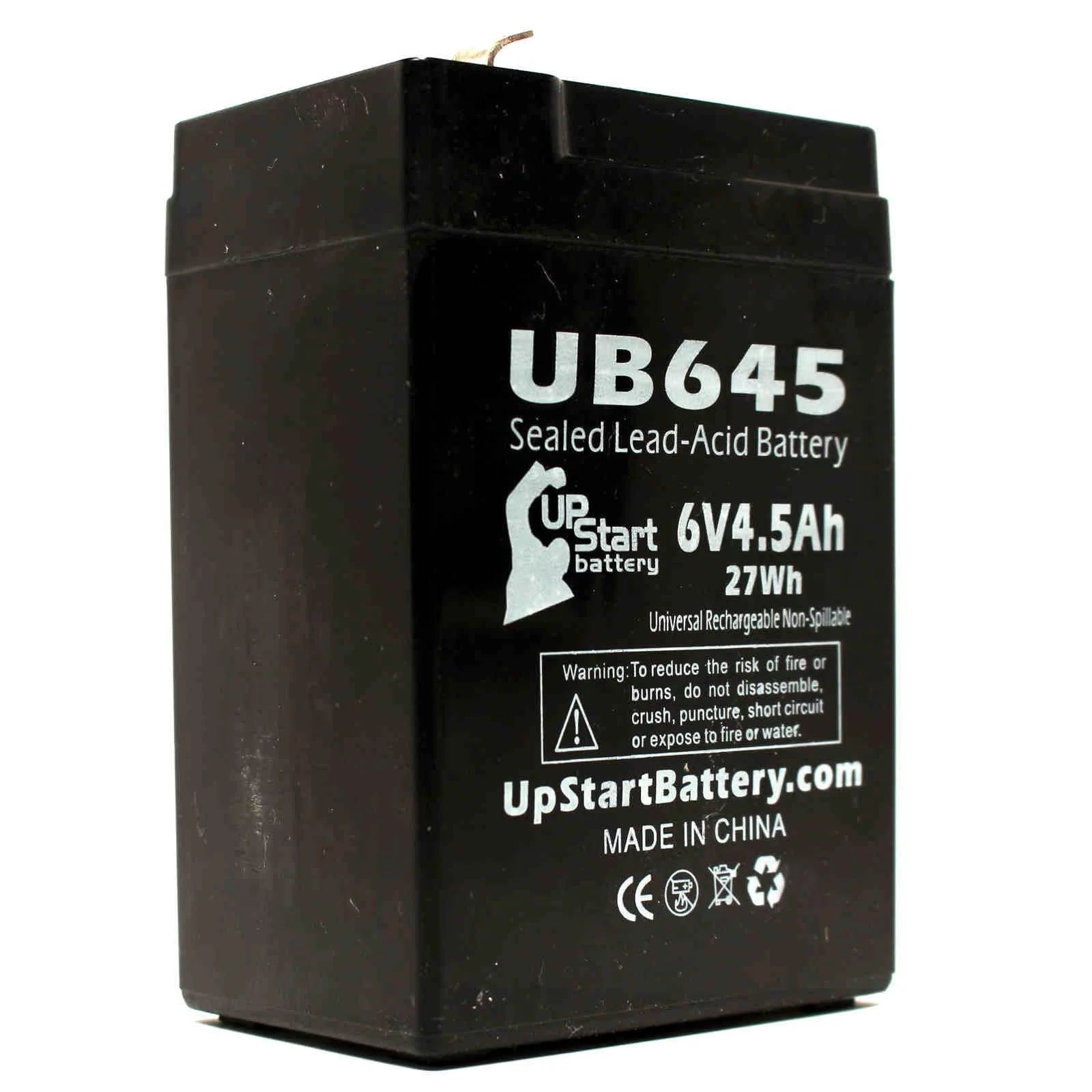 6V 4.5Ah Sealed Lead Acid Battery X867686