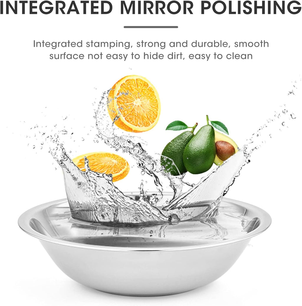 3 Quart Set of 3 Stainless Steel Mixing Bowl E962210