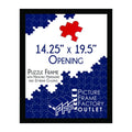 14.25x19.5 Black MDF Picture Frame with plexi-glass B719