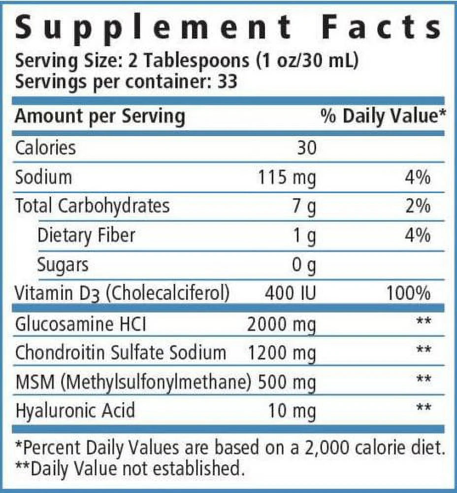 33.8 fl oz Glucosamine Joint Movement P565