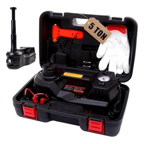 Electric Car Jack 5 Ton 12V Portable Hydraulic Jack with Led Light Q18014