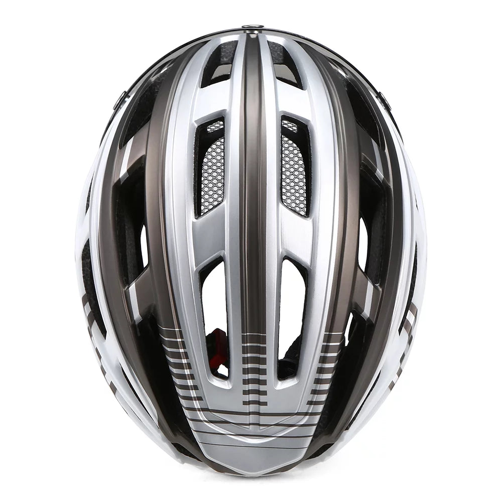 Mountain Bike Helmet with Back Light, Detachable Visor S818505