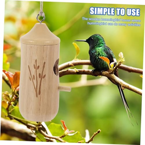Wooden Hummingbird House Z503