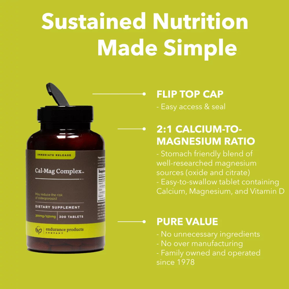 300 Tablets Calcium Magnesium Supplement Q8682