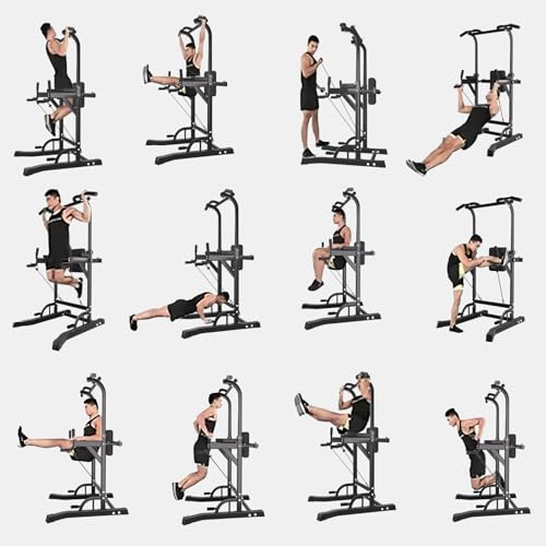 Adjustable Height Pull Up Bar Dip Station V661235