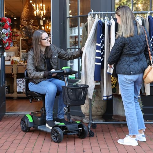 Compact Travel Power Scooter, 4 Wheel H93258