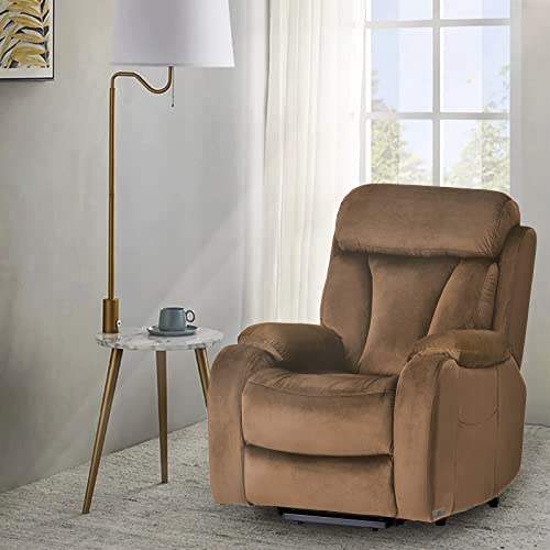Navy Blue Power Lift Recliner Chair H44594