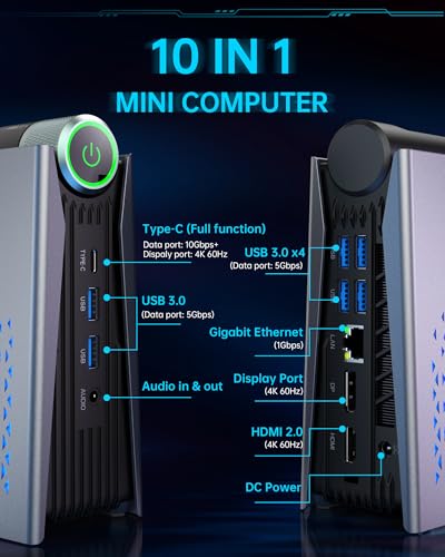 Mini PC Ryzen 7 16GB DDR4 512GB NVME SSD V591