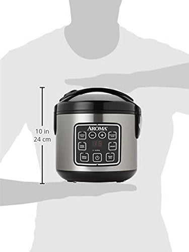 4-Cup Rice Cooker with Stainless Steel Exterior A6945