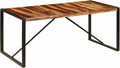 Solid Sheesham Wood Dining Table 70.9"x35.4"x29.5" H616