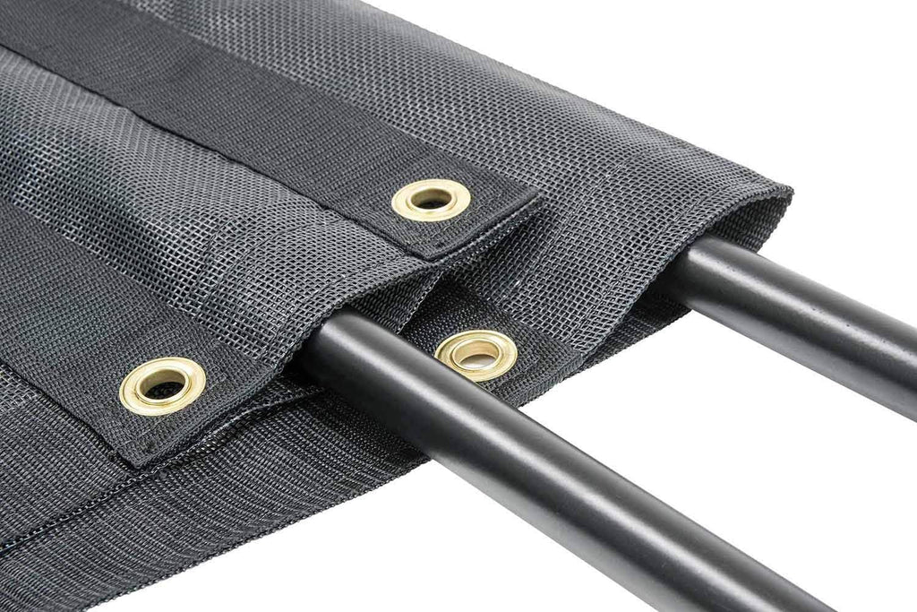 7' x 20' Vinyl Coated Mesh Tarps Cover with Double Pocket T9082