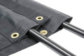 7' x 20' Vinyl Coated Mesh Tarps Cover with Double Pocket T9082