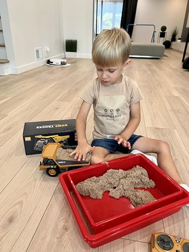 Remote Control Excavator Construction Toys with Metal Shovel & Light, 11CH, 2×1200mAh X2716