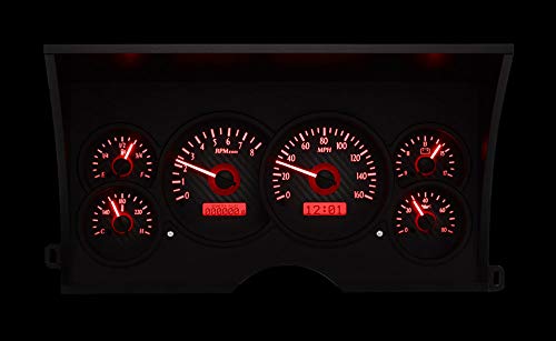 Carbon Fiber Analog Dash Gauges A93780