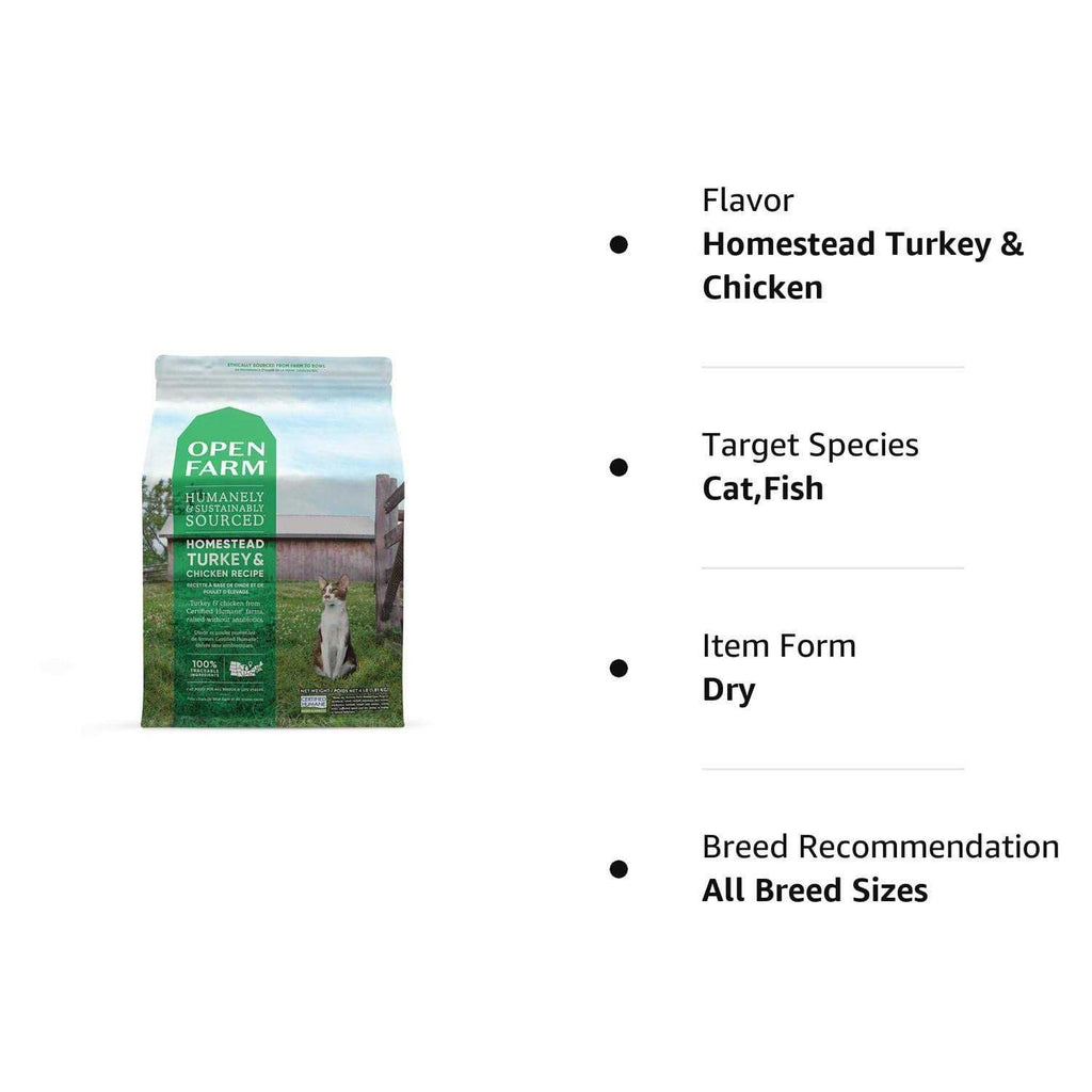 Grain Free Turkey & Chicken Dry Cat Food D16337