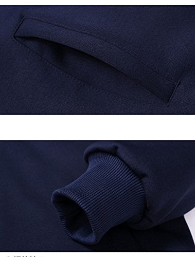 Men's Casual Tracksuit Full Zip Jacket and Pants Set A240737