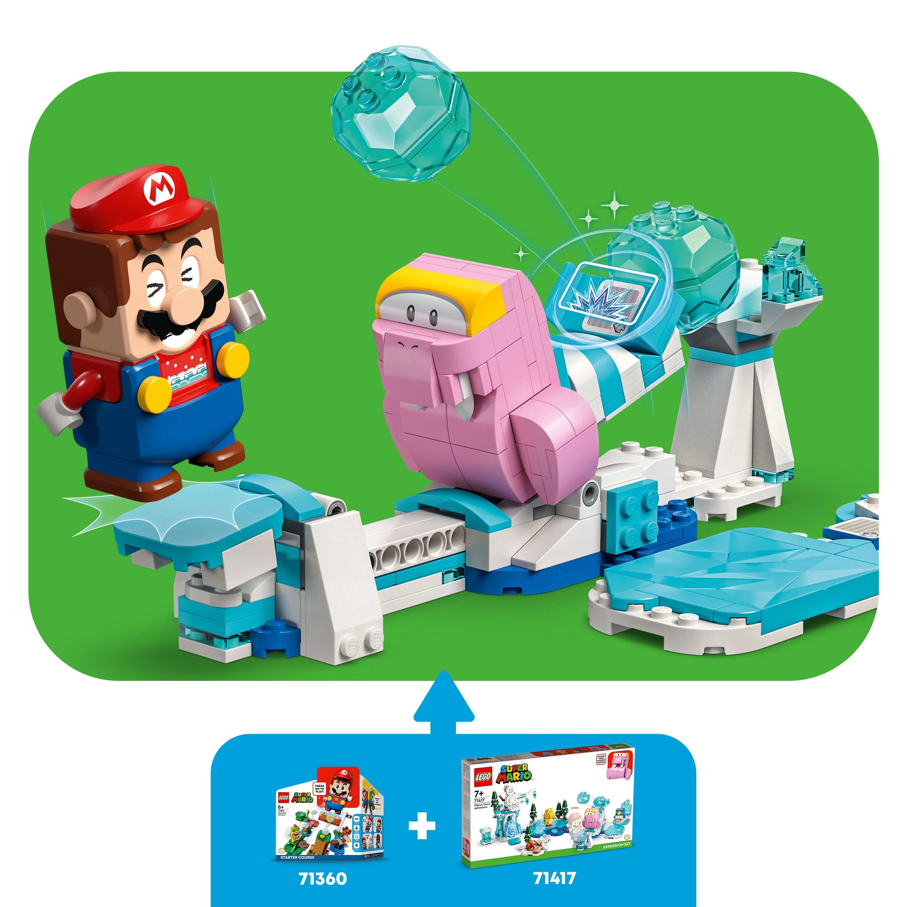 LEGO Super Mario Fliprus Snow Adventure Expansion Set 71417 E70041