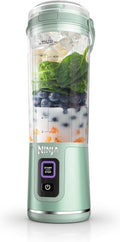 Portable Blender, Cordless, 18oz. Vessel, BPA Free, USB-C Rechargeable, Tinted Mint U78082
