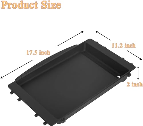 28 Inch Griddle Replacement Top with Rear Grease System D263