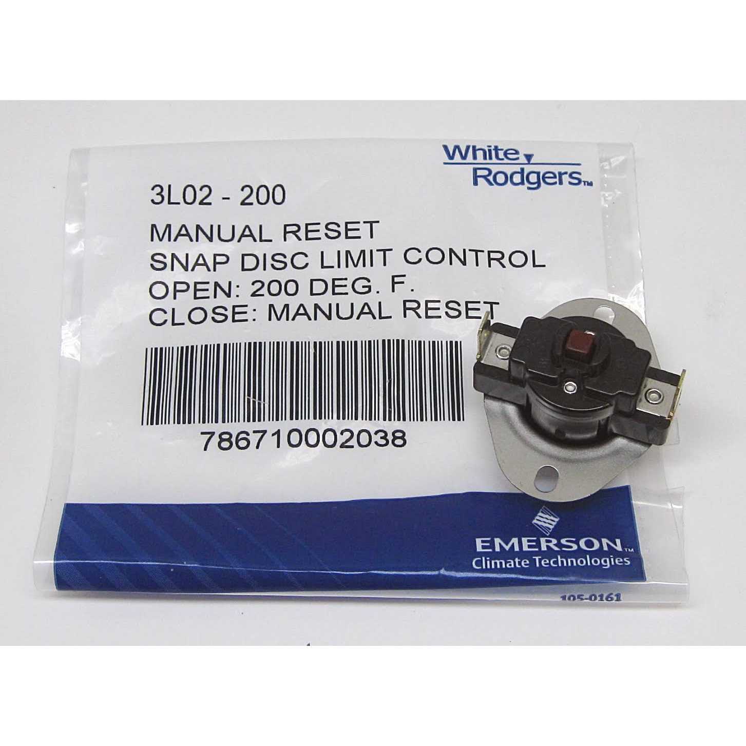 Snap Disc Limit Control K80081