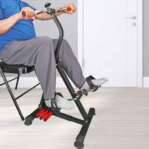 Adjustable Dual Pedal Exercise Bike for Total Body Y2556
