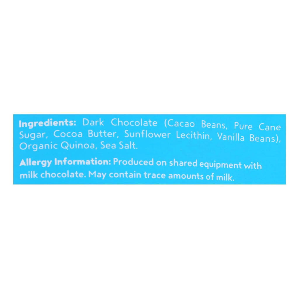 Dark Chocolate Sea Salt Crispy Quinoa Snack - Case of 12 - 2 OZ N1953