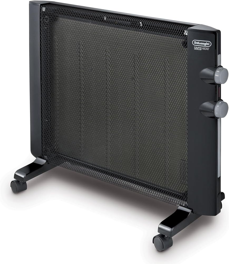 Black Mica Thermic Panel Heater, 1500W F77178