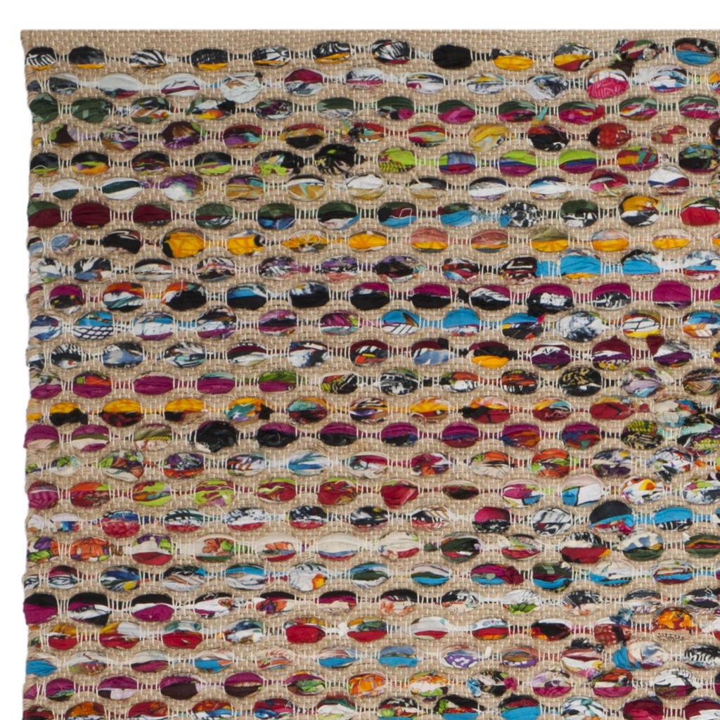 Natural/Multi Braided Area Rug Y2492