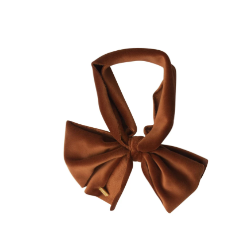 Heirlooms Velvet Baby Headband - Luggage
