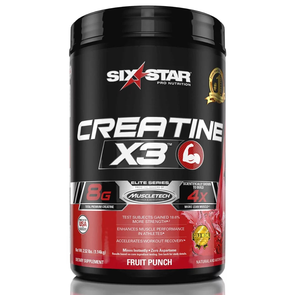Fruit Punch Creatine BCAA Amino Acid Blend Powder, 2.52 lbs, 30 Servings V9922