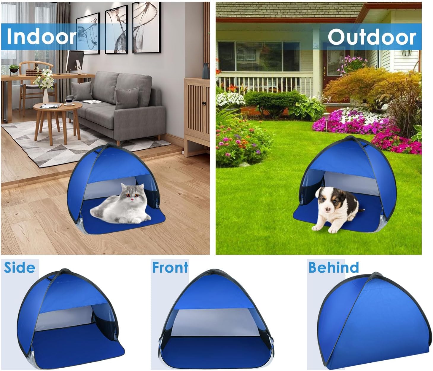 Portable Pop Up Sun Shade Tent for Pets H92996