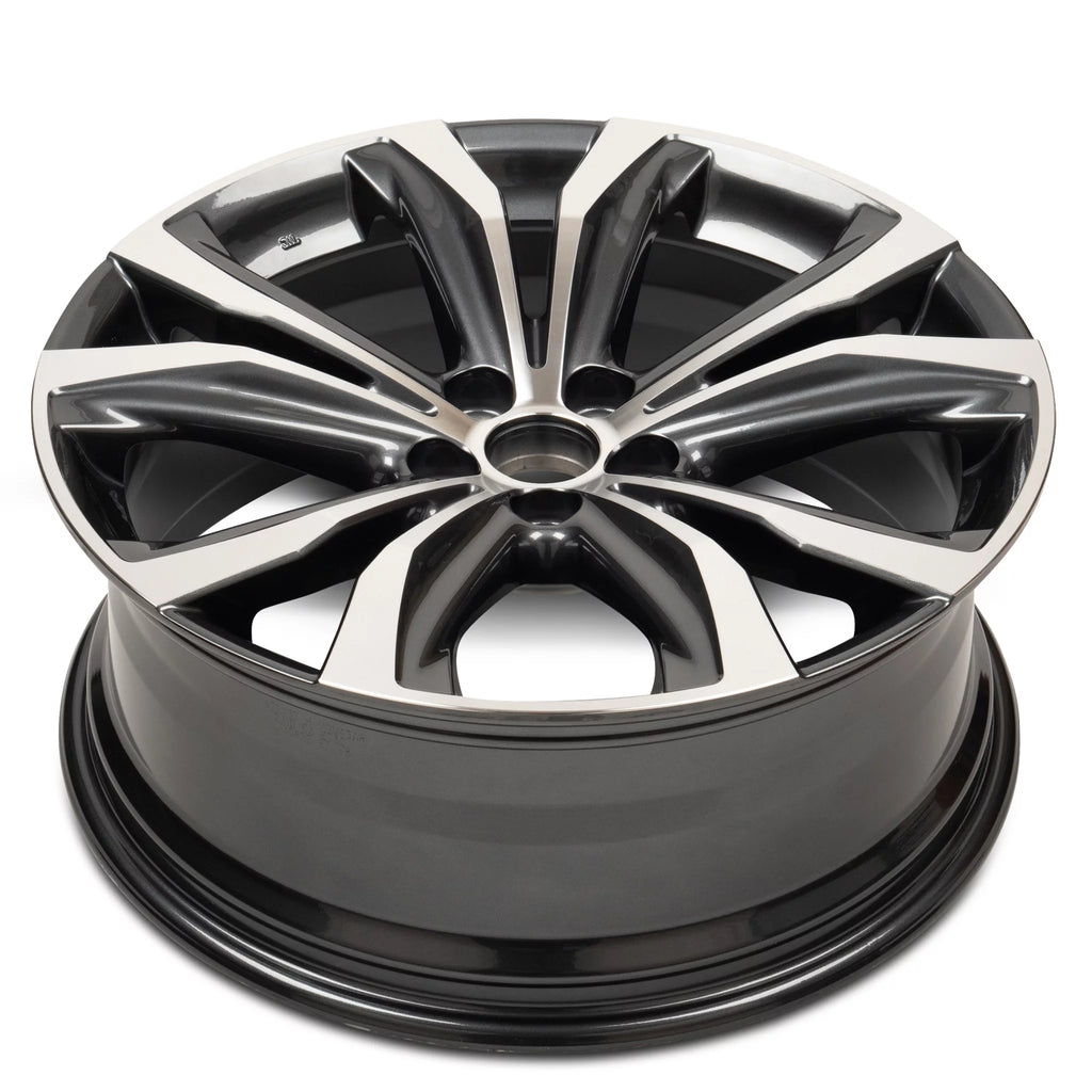 20 Inch Machined Face with Painted Inlay Charcoal Rim X854331