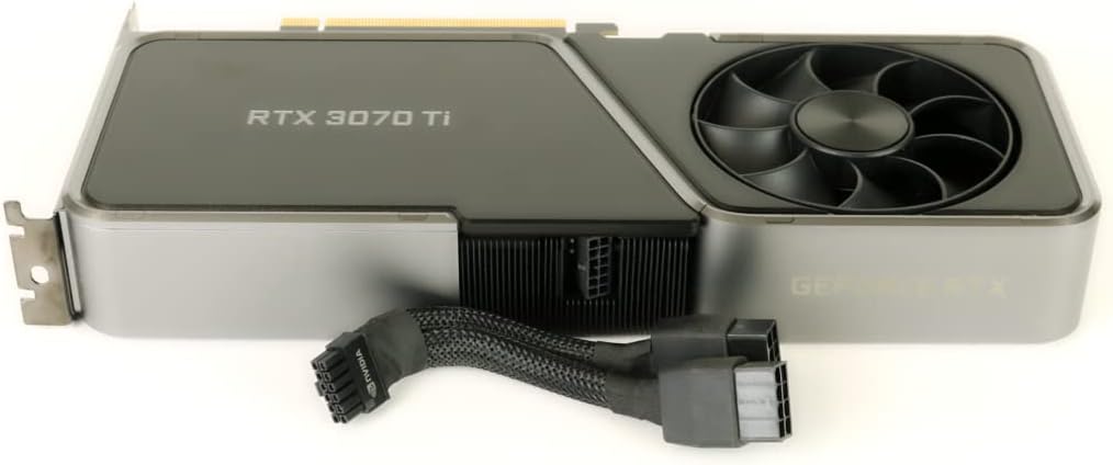 GeForce RTX 3070 Ti 8GB GDDR6X PCI Express 4.0 Graphics Card Dark Platinum and Black K179