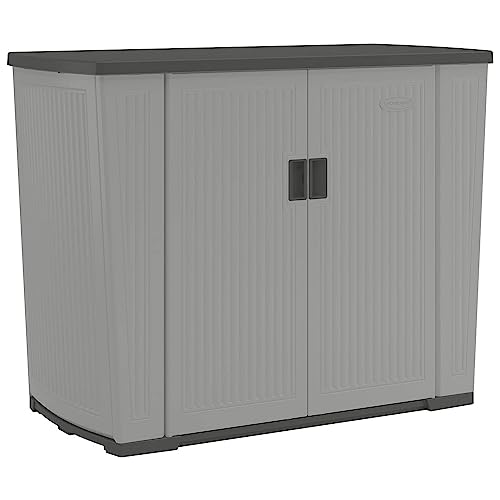 130 Gallon Dove Gray Outdoor Storage Shed T562