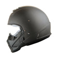 Matt Carbon Black Carbon Fiber Motorcycle Open Face Helmet W1678