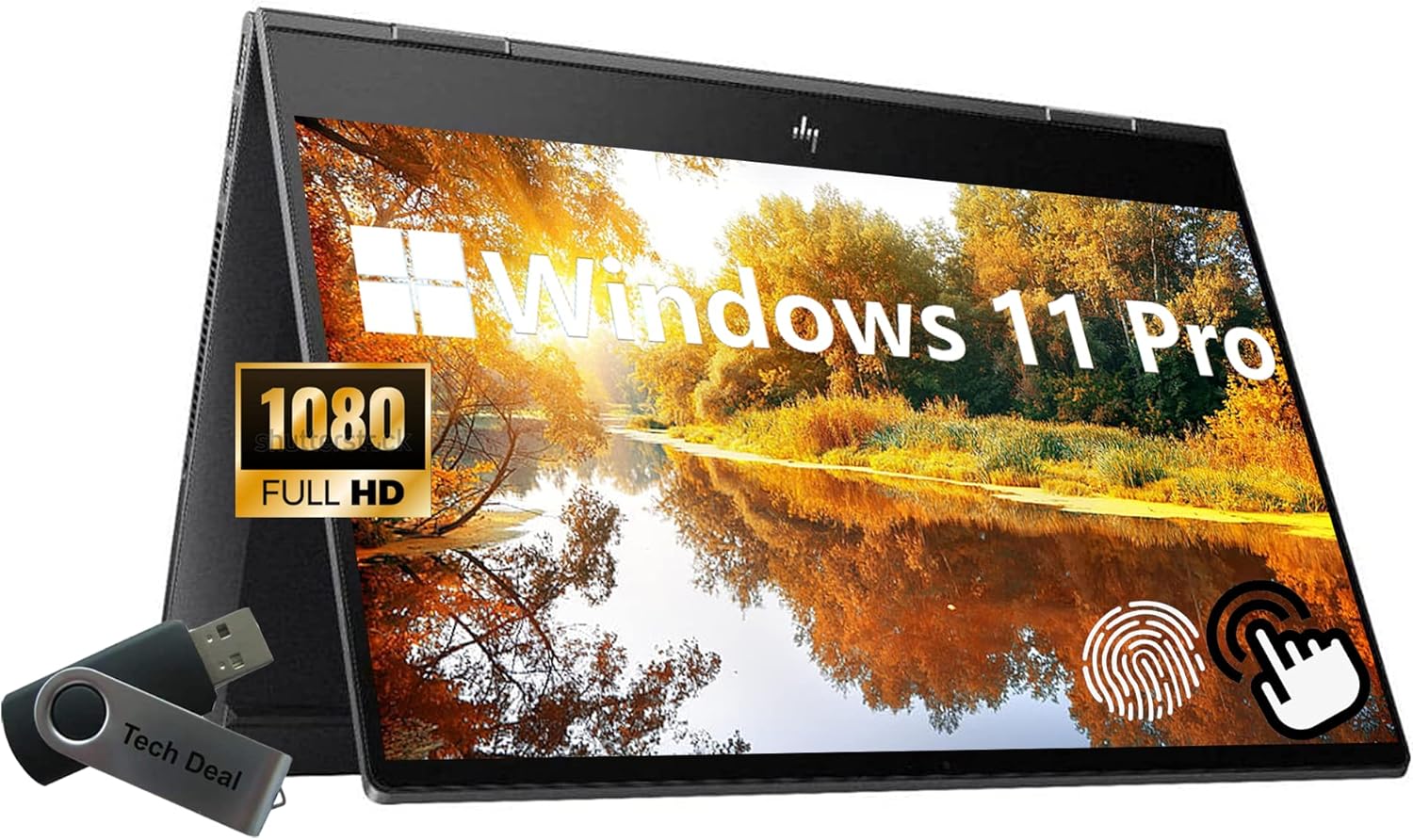 15.6" FHD Touchscreen 2-in-1 Laptop, AMD Ryzen 7 5700U, 16GB RAM 512GB SSD C704517