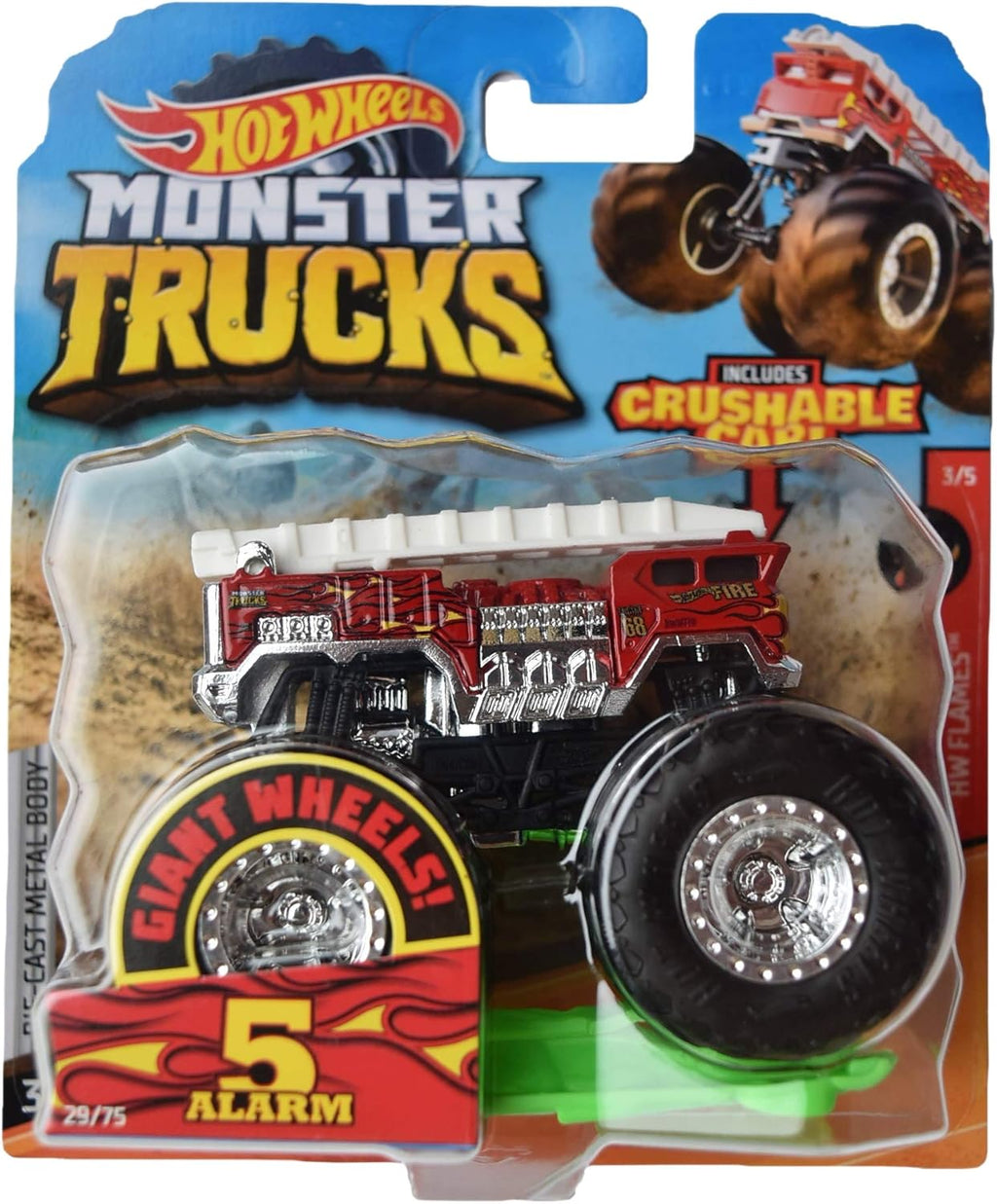 1:64 Scale Red Monster Truck X419