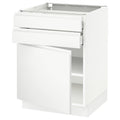 White Base Cabinet with Door and 2 Drawers O8472