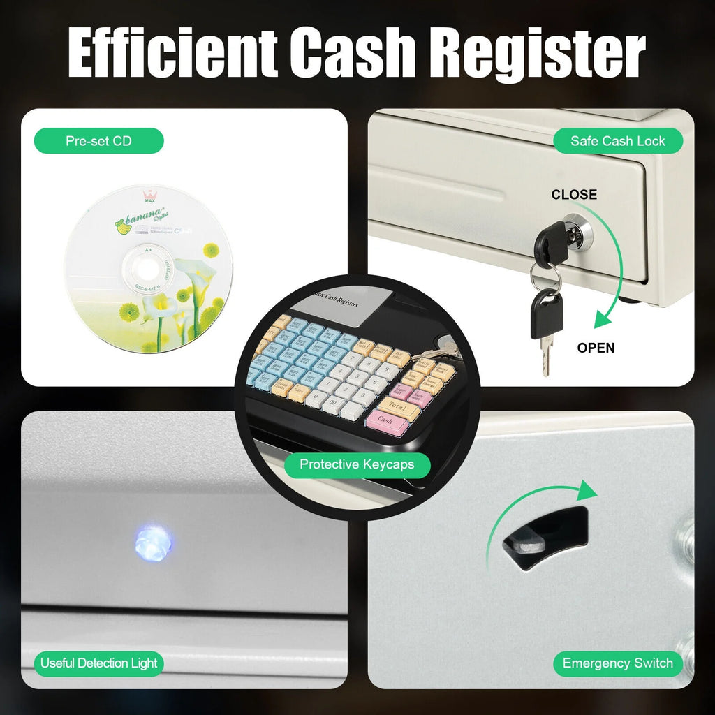 48 Keys Electronic Cash Register X195