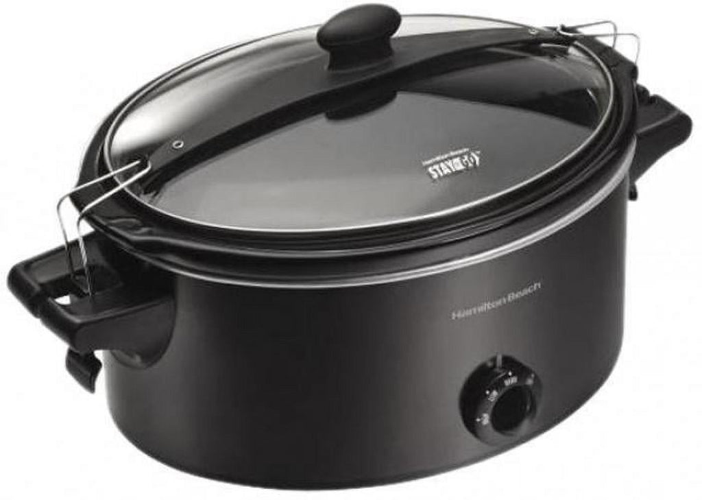 6 Quart Black Slow Cooker A504336