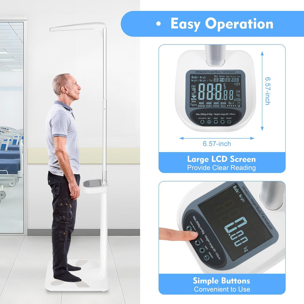 440Lbs Capacity Digital Physician Scale with BMI I50491