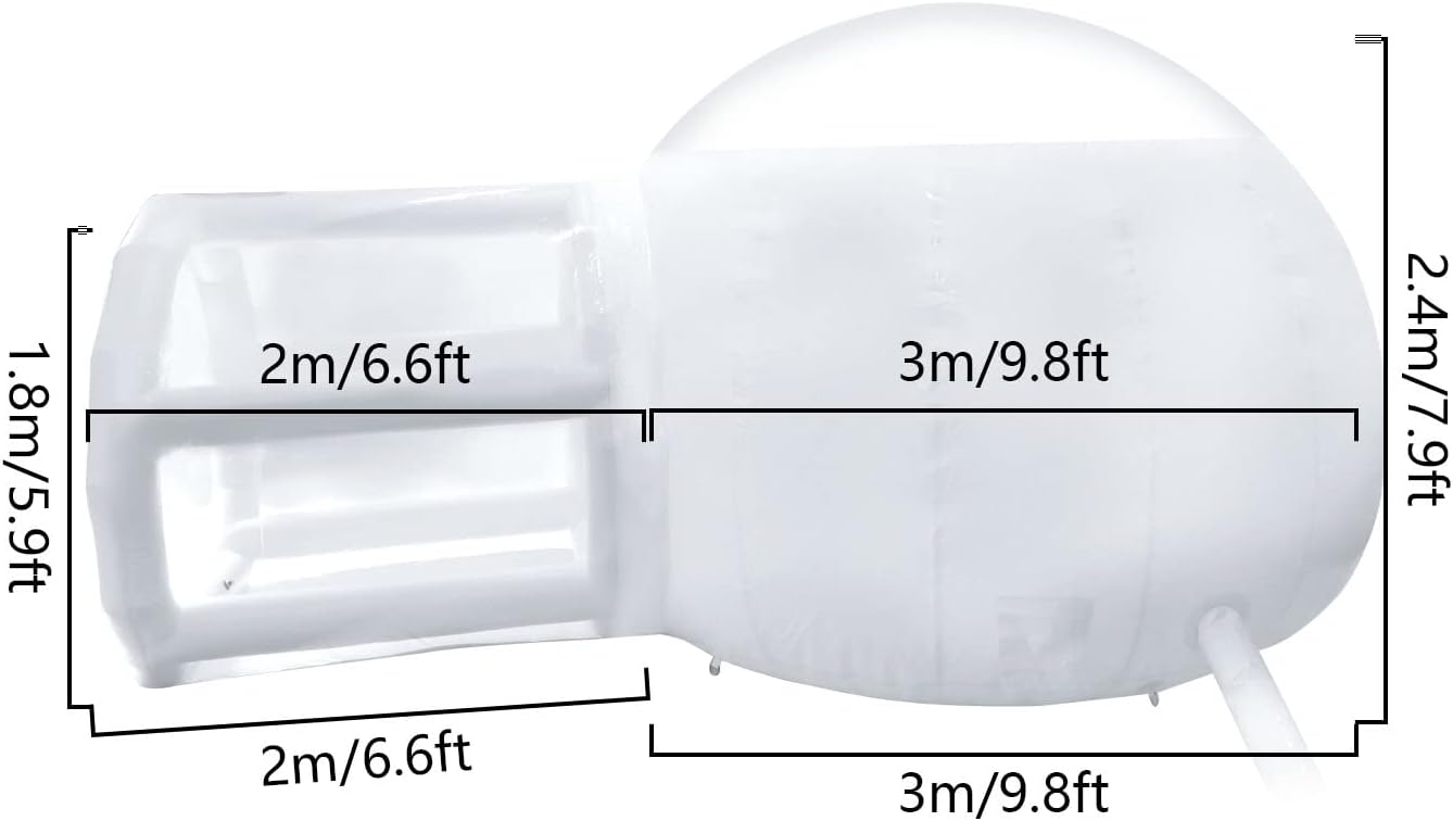 Clear Dome Inflatable Camping Tent with Air Blower I131237