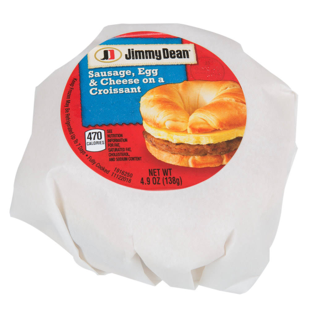 4.8 oz Sausage Egg and Cheese Breakfast Croissant H56666