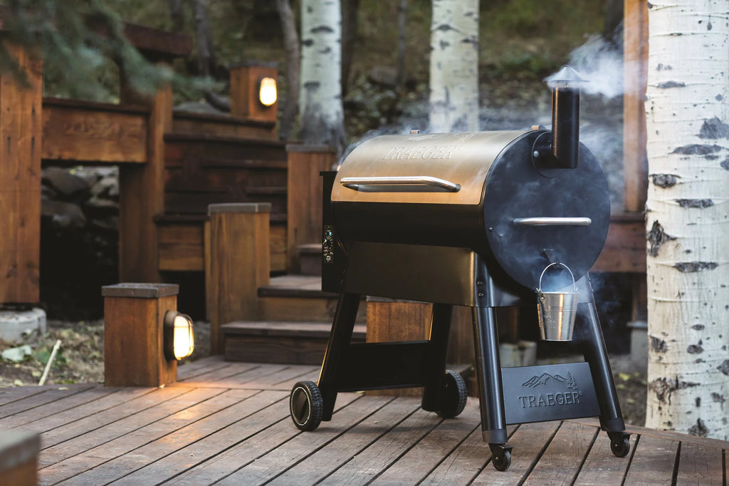 Bronze Wood Pellet Grill and Smoker J4745