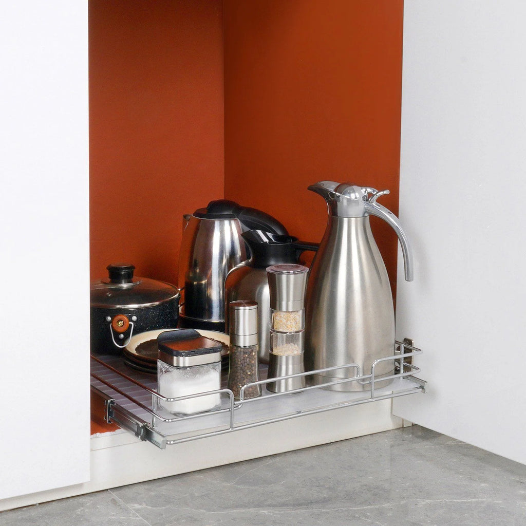 Chrome Plated Steel Pull Out Cabinet Organizer T504002