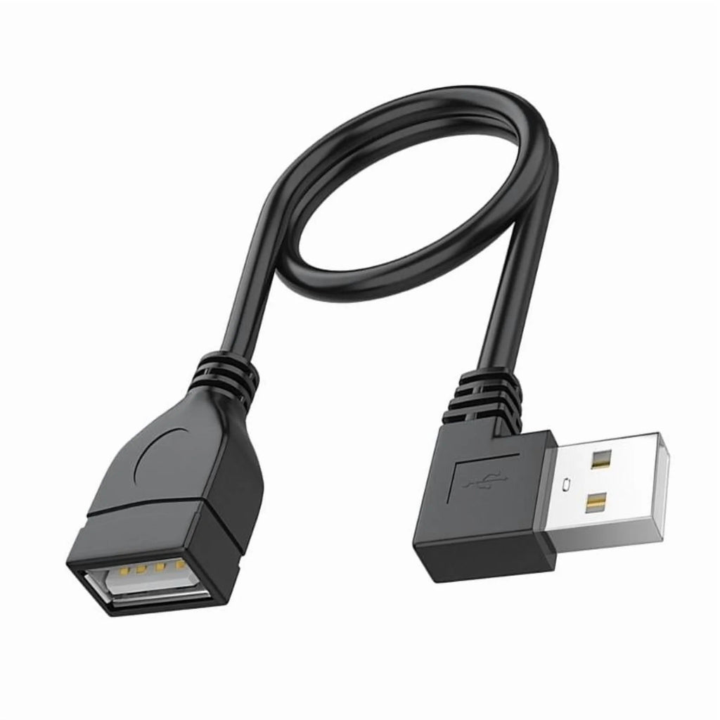 USB 2.0 Extension Cable Male to Female 90 Degree Angled B894