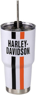 30 oz Double-Wall Stainless Steel Tumbler with Straw G6683