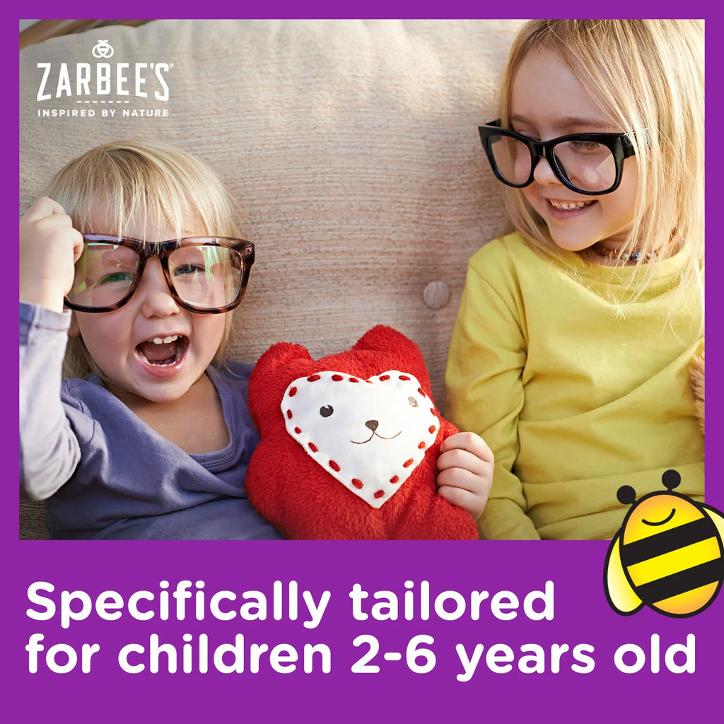 Kids Cough + Immune Daytime with Honey, Vitamin D & Zinc, Mixed Berry, 4FL Oz I726