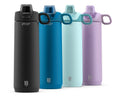 26 oz Vacuum Insulated Stainless Steel Water Bottle with Leak Proof Chug Lid and Silicone Carry Loop Y293
