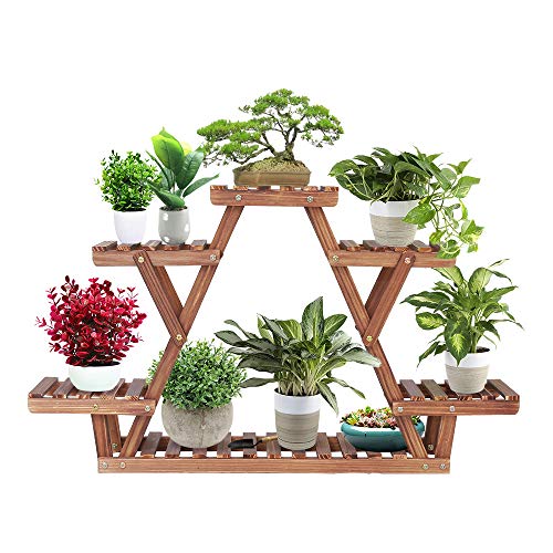 4 Tier Wood Plant Stand R539967